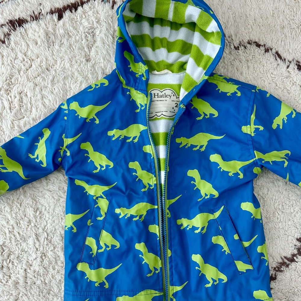 Hatley dinosaur rain jacket